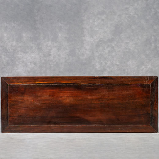 清	红木束腰马蹄腿鱼门洞条桌 商品图4