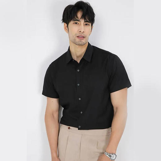 桑蚕丝短袖衬衫｜挺括有型，吸湿排汗 商品图5