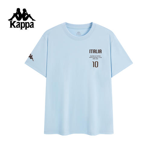 Kappa卡帕背靠背2025夏季新款运动短袖男休闲索罗娜t恤上衣女款K0F52TD11 商品图1