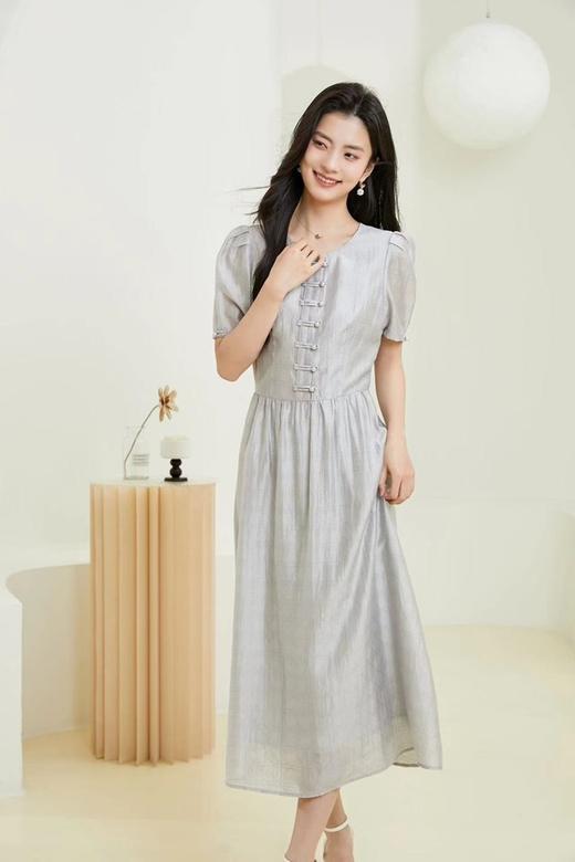 Le Malene 新中式国风盘扣连衣裙 20315 商品图2
