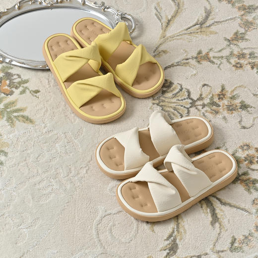 经典鲨2025夏季新品软底舒适通勤懒人一脚蹬室内外凉拖鞋女KW313-529071 商品图1