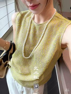 简约——镂空拉链背心