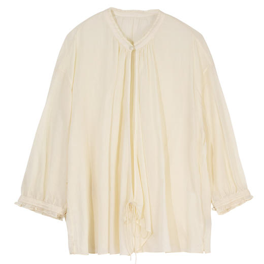 牧衣游原创 100支纯棉轻薄短外套新品通勤设计感文艺开衫 流光羽 商品图4