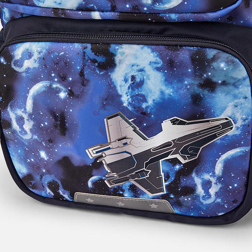 巴拉巴拉儿童书包男童双肩包星空数码印花护脊减负大容量时尚酷炫 商品图3