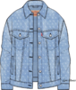 LEVIS女牛仔夹克001C40001 商品缩略图0