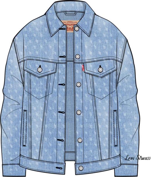 LEVIS女牛仔夹克001C40001 商品图0