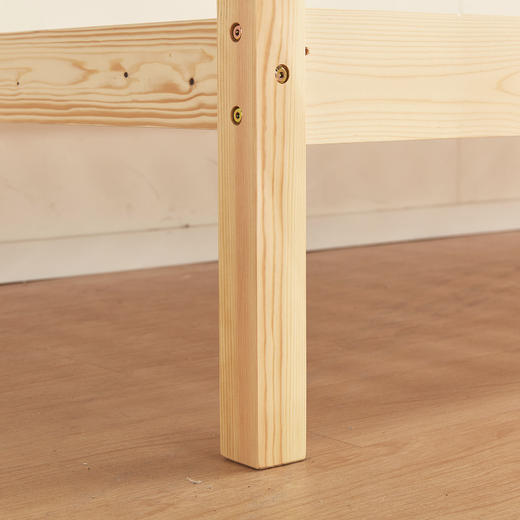 【家具】双层床 90 自然色/中棕色 商品图2