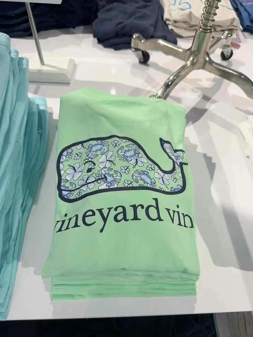 💰580/2件🇺🇸包邮✈️ 👨🏻Vineyard Vines小鲸鱼男士长袖纯棉T恤 商品图0