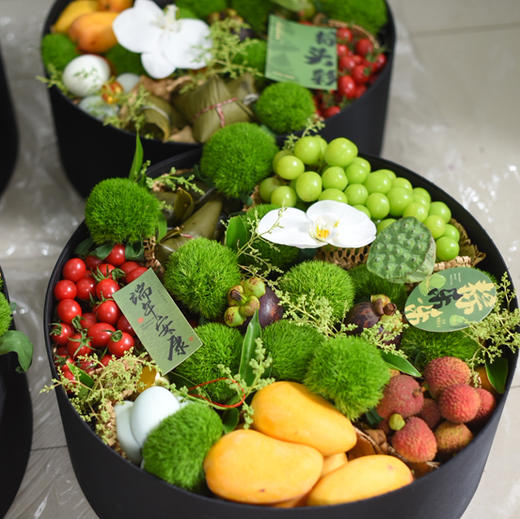 《粽香端午》大号水果礼盒直径42厘米 商品图4