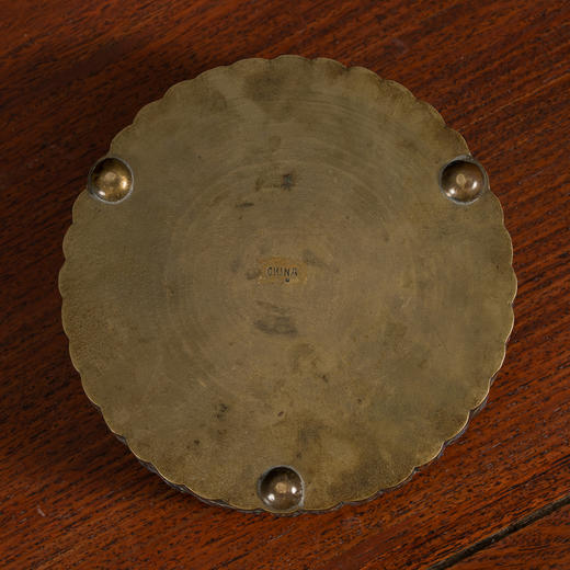 二十世纪	铜胎珐琅彩西洋盖盒 商品图4