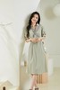 Le Malene 通勤V领丝巾连衣裙 20318【不含腰带】 商品缩略图1
