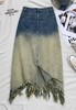 33BAF050755#牛仔渐变色长裙 商品缩略图1