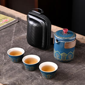 陶瓷古韵旅行茶具快客杯套装