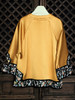 盛唐牡丹大师系列| 重工手绣石榴花丝毛外套-黄色 商品缩略图4