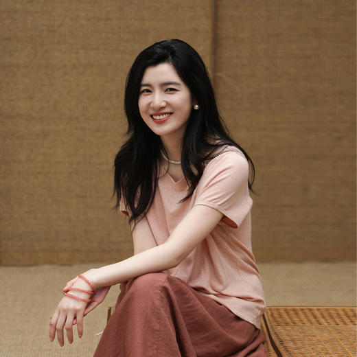 绽放女装308朵/【甜茶系列·蜜桃金骏眉】汉麻棉竹节抽绳短袖T恤 商品图0