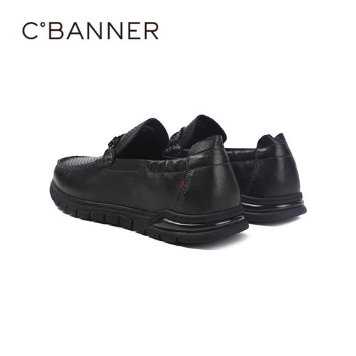 千百度春季牛皮鞋面鞋垫品牌经典柔感鞋男鞋A25107324 商品图5