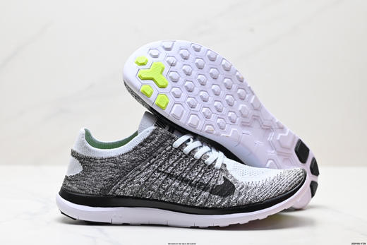 耐克Nike Free 4.0 Flyknit赤足轻量休闲运动跑步鞋631053-010男鞋 商品图4