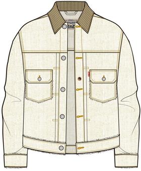 LEVIS男牛仔夹克0016V0000