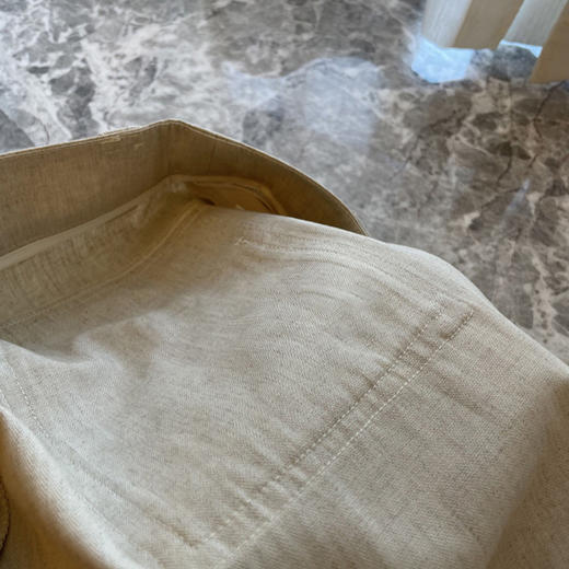 型爆好！！一眼设计师买手店的feel！2025新款双口袋亚麻老钱风通勤休闲裤 商品图2