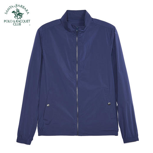 【大都会】圣大保罗 男士尼龙弹力布防泼轻薄立领基本款外套PS21WJ006M 商品图4