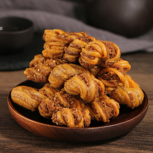 【无蔗糖❗️苦荞椒盐麻花】舌尖上的美味，传统工艺匠心制作，地道风味小吃，传统糕点香酥休闲下午茶小吃零食L 商品图2