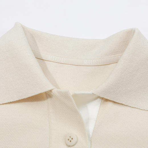 谜底连衣裙短袖女2025夏季新品休闲POLO领合身H型短裙252ML0519 商品图3