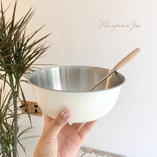 新款厨房料理盆日式碗带刻度304不锈钢烘焙打蛋盆和面洗菜沙拉盆 商品图2