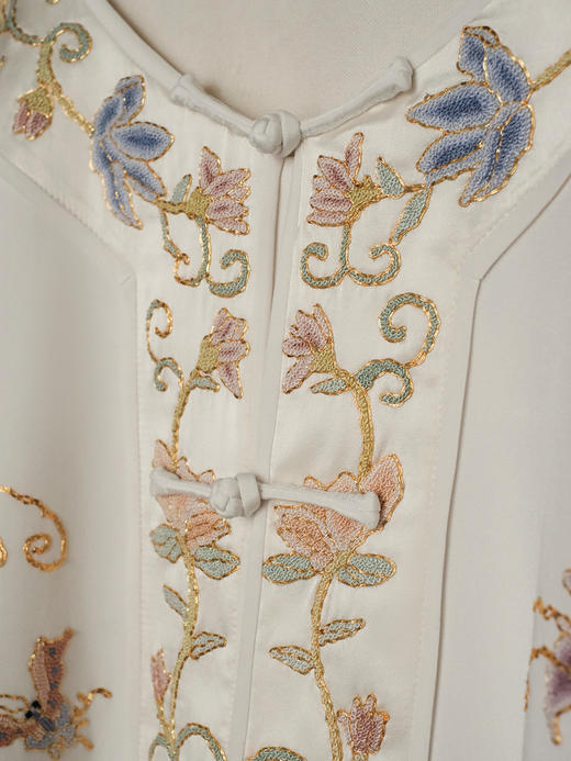 盛唐牡丹大师系列| 重工刺绣蝶恋芳华外套 商品图1