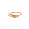 【95新】Tiffany & Co.蒂芙尼Knot系列18K玫瑰金镶钻Knot绳结戒指58号女士现售价：9000！190525NJS19 商品缩略图0