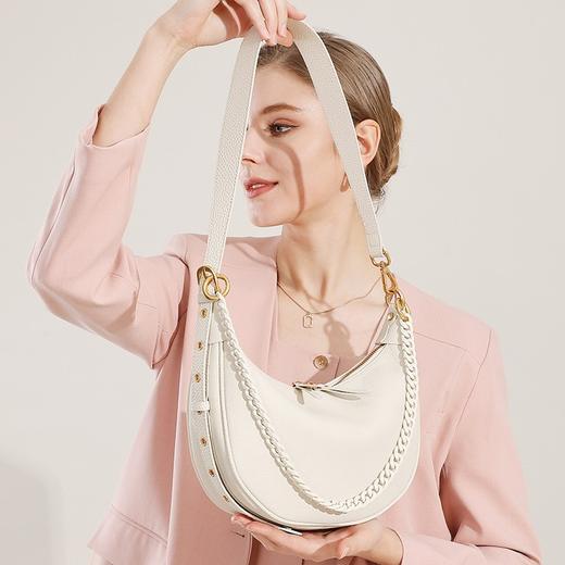 【预售3天】百搭饺子包链条腋下女包质感潮流单肩包D2988 商品图2