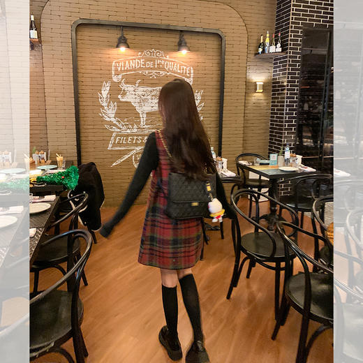 【179元任选2件】格子背心长裙 商品图4