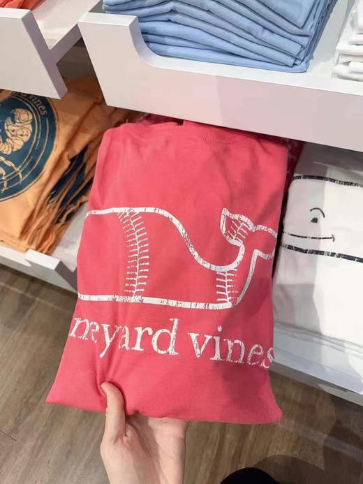💰580/2件🇺🇸包邮✈️ 👨🏻Vineyard Vines小鲸鱼男士长袖纯棉T恤 商品图9