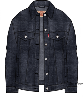 LEVIS女牛仔夹克001C40000