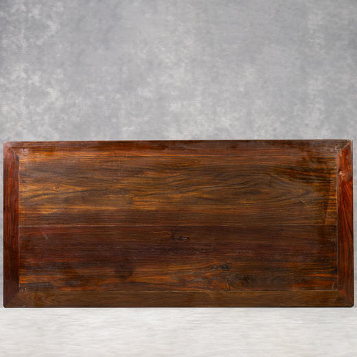 清	红木束腰马蹄腿夔龙纹角牙画桌 商品图4