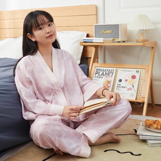 宜色家玉精天丝家居服|新中式设计，天丝面料柔滑凉爽不闷汗 商品图0