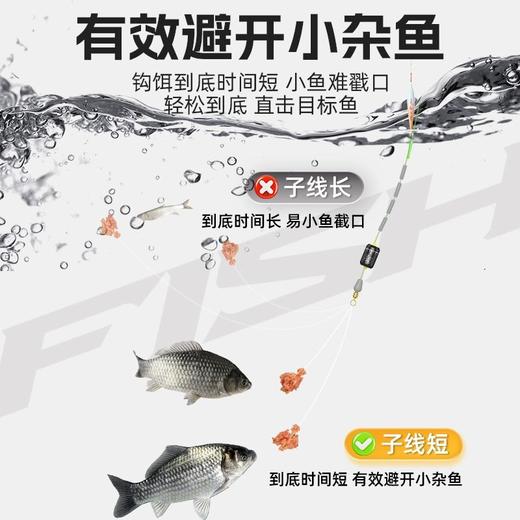 佳钓尼进口金袖短子线双钩成品绑好黄辣丁鲫鱼专用丸世鱼钩正品 商品图2