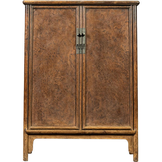 明	黄花梨镶瘿木面圆角柜 商品图5