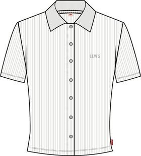 LEVIS女短袖T恤0009T0000