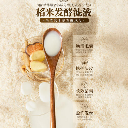 【下单赠防脱洗发水50g*2+养发乳50g*2】长发小寨 淘米水固发防脱强韧控油去屑洗发水/养发乳 商品图2