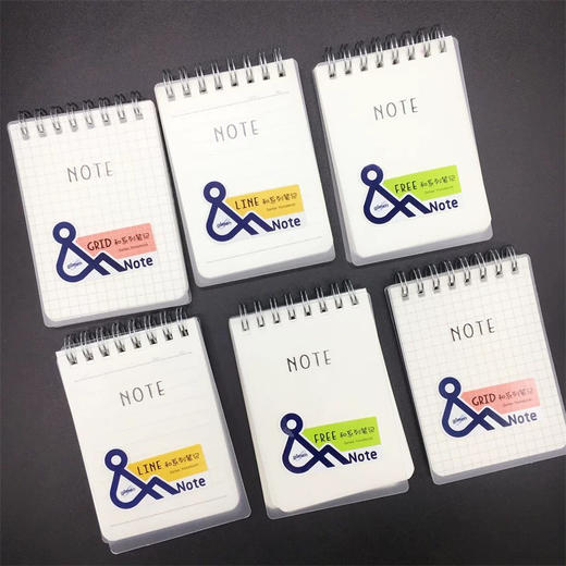 巨门上翻迷你便携100K小号口袋PP双圈和笔记本线圈本74×103mm 商品图2