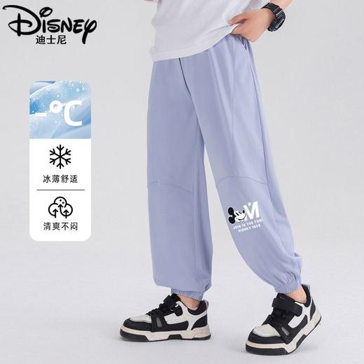 迪士尼男童防蚊裤夏季薄款儿童速干裤冰丝防蚊裤男大童运动裤夏装 商品图6