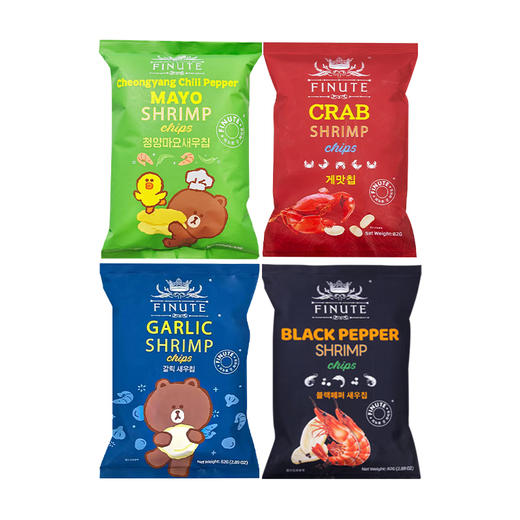 韩国进口FINUTE虾片82g 【多种口味】 商品图5