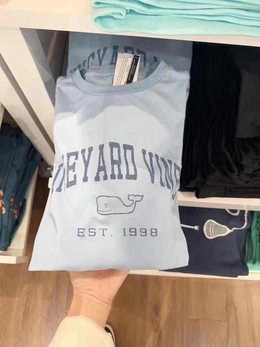 💰580/2件🇺🇸包邮✈️ 👨🏻Vineyard Vines小鲸鱼男士长袖纯棉T恤 商品图9