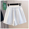 半身缘女裤 夏季薄款凉感宽松显瘦百搭纯棉三分短裤252302U80302890 商品缩略图4