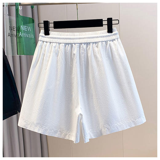 半身缘女裤 夏季薄款凉感宽松显瘦百搭纯棉三分短裤252302U80302890 商品图4