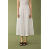【风之褶皱】白色苎麻半身裙女夏季高腰显瘦气质百褶裙子 商品缩略图4