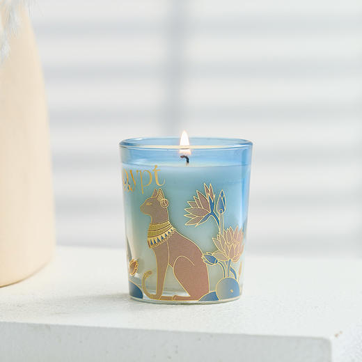 大英博物馆 盖亚·安德森猫系列 无火香氛蜡烛香薰线香礼盒 埃及睡莲 商品图4