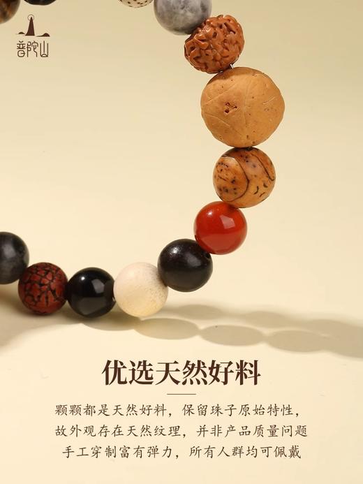 普陀山十八籽手串正品男女款多宝菩提佛珠手链 商品图2