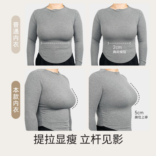 【E】【升级大胸提拉】幸棉·无痕修容杯内衣23W101012 商品图4