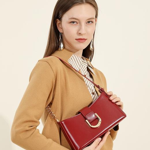 【预售3天】高级感通勤腋下女包百搭时尚单肩包法棍斜挎包D2979 商品图3